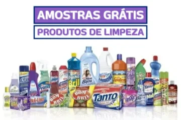 amostra grátis de produtos de limpeza