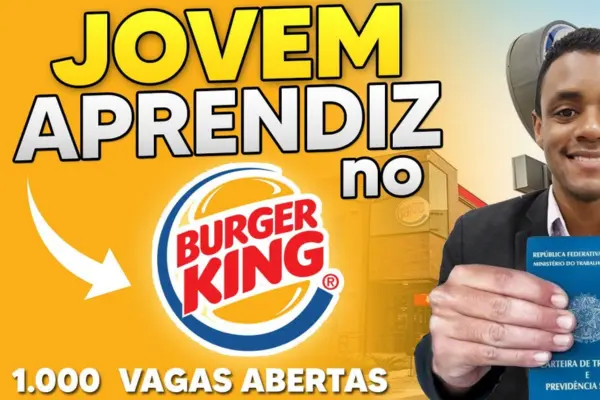 Imagem destacada de Inscrições abertas jovem aprendiz Burger King