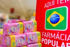 Absorventes gratuitos pelo Farmácia Popular
