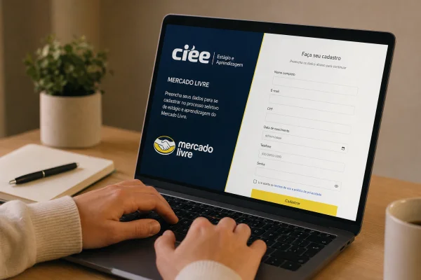 Como se Cadastrar no CIEE (Mercado Livre)