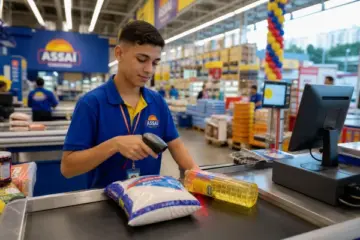 aprendiz operador de caixa Assaí Bahia
