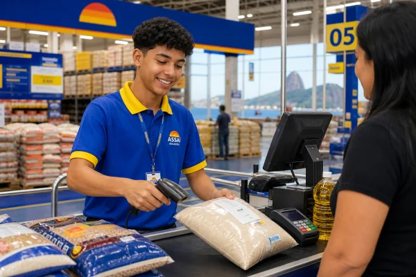 aprendiz operador de caixa Assaí rj