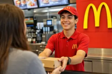 aprendiz atendente restaurante McDonald's Minas Gerais