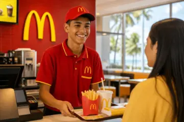 aprendiz atendente restaurante McDonald's Bahia