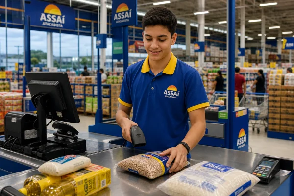 aprendiz operador de caixa Assaí Ceará