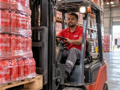 Candidate-se ao Operador de Empilhadeira Coca-Cola