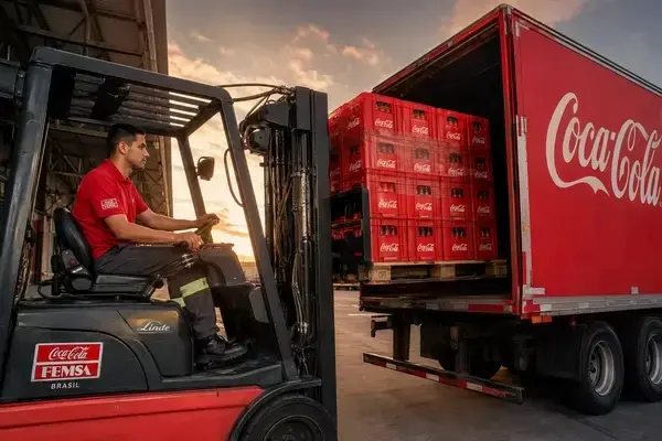 empilhadera coca cola